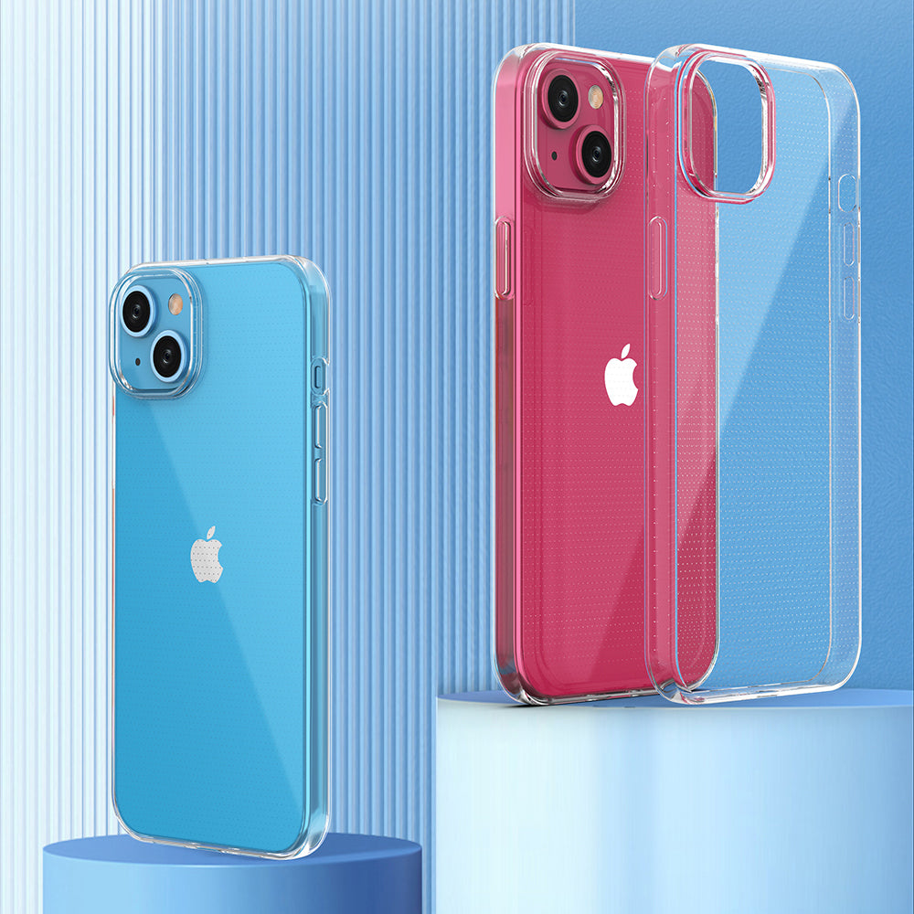 Skaidrus TPU dėklas iPhone 15 Plus „Ultra Clear“ 0,9 mm -- iPhone 15 Plus