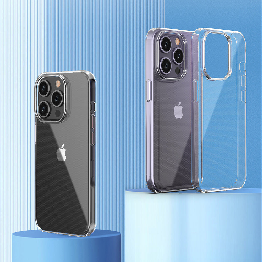 Skaidrus TPU dėklas iPhone 15 Pro Ultra Clear 0,9 mm