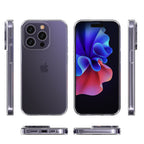 Skaidrus TPU dėklas iPhone 15 Pro Ultra Clear 0,9 mm