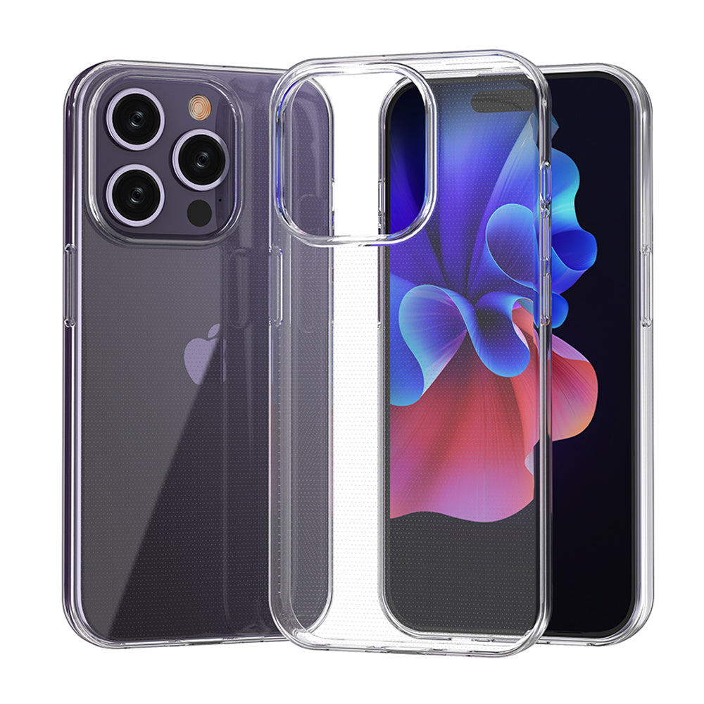 Skaidrus TPU dėklas iPhone 15 Pro Ultra Clear 0,9 mm