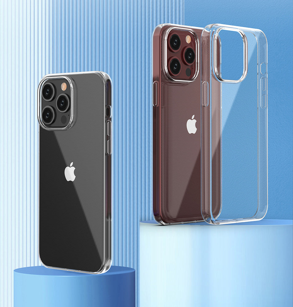 Skaidrus TPU dėklas iPhone 15 Pro Max – Ultra Clear 0,9 mm -- iPhone 15 Pro Max