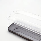 Grūdintas stiklas iPhone 14 Plus su rėmeliu – juodas