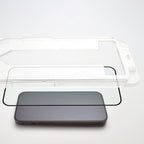 Wozinsky grūdintas stiklas iPhone 15 Plus su rėmeliu – juodas