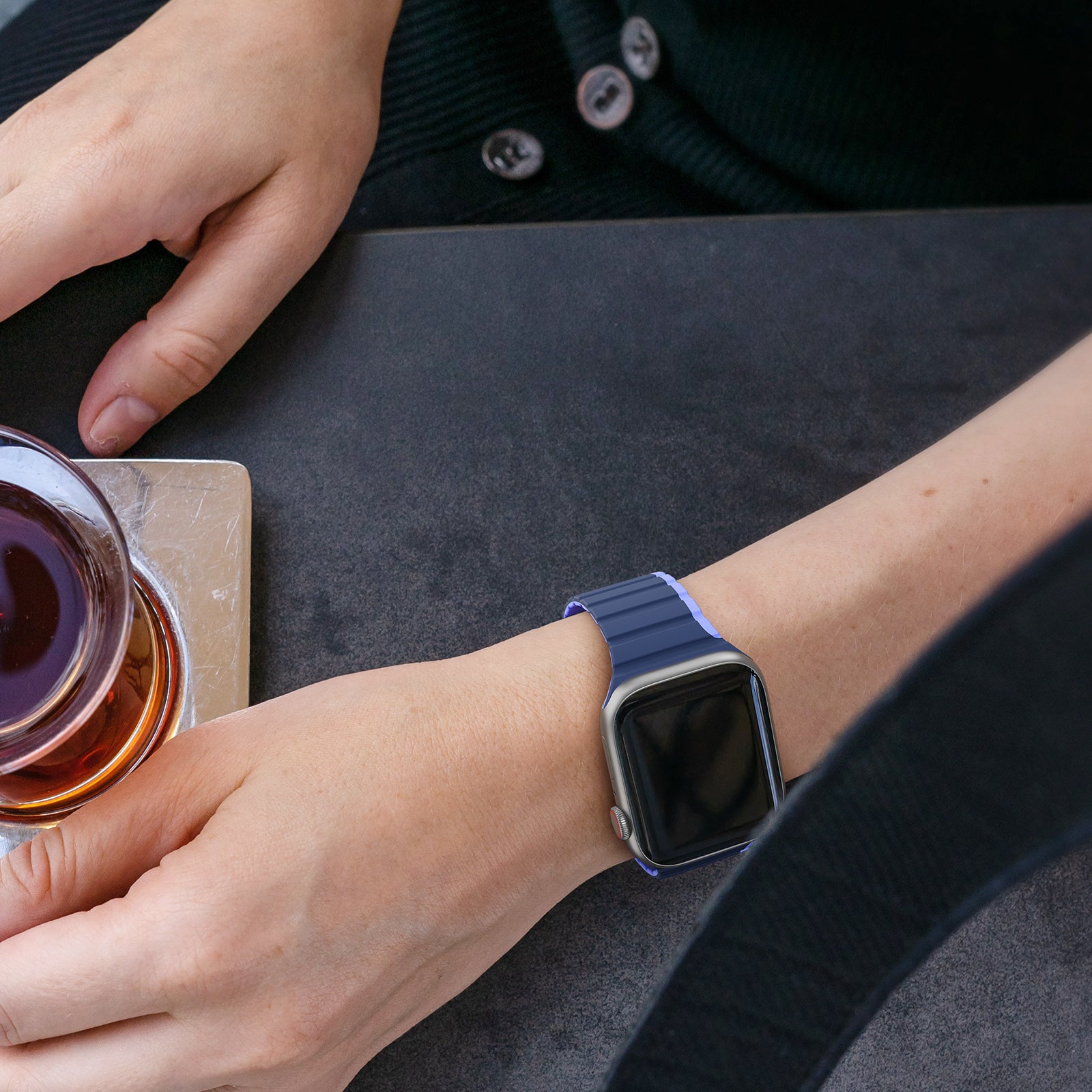 Magnetinė Dux Ducis apyrankė Apple Watch 38/40/41 – mėlyna