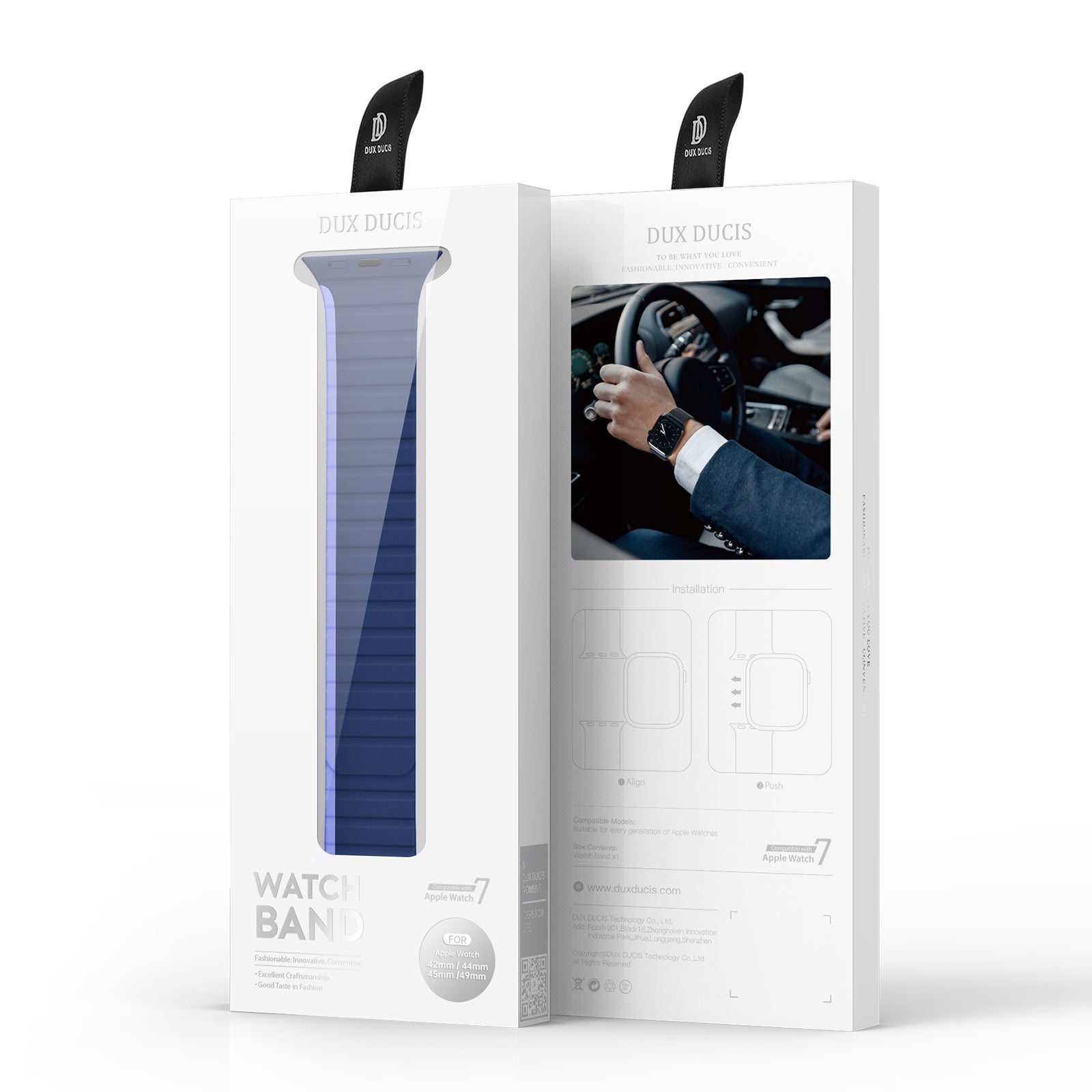 Magnetinė Dux Ducis apyrankė Apple Watch 38/40/41 – mėlyna