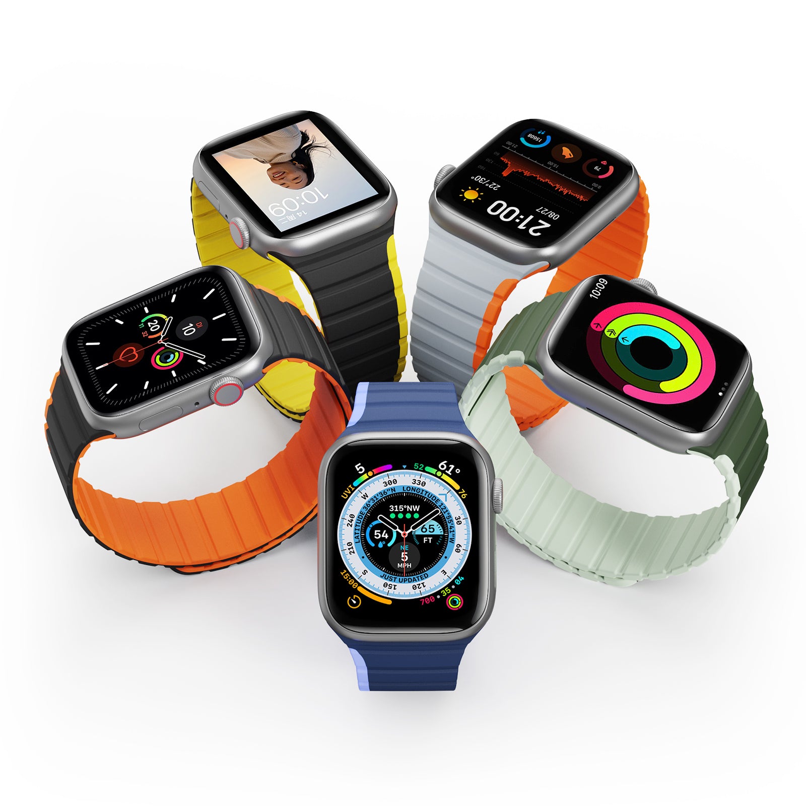 Magnetinė Dux Ducis apyrankė Apple Watch 38/40/41 – mėlyna