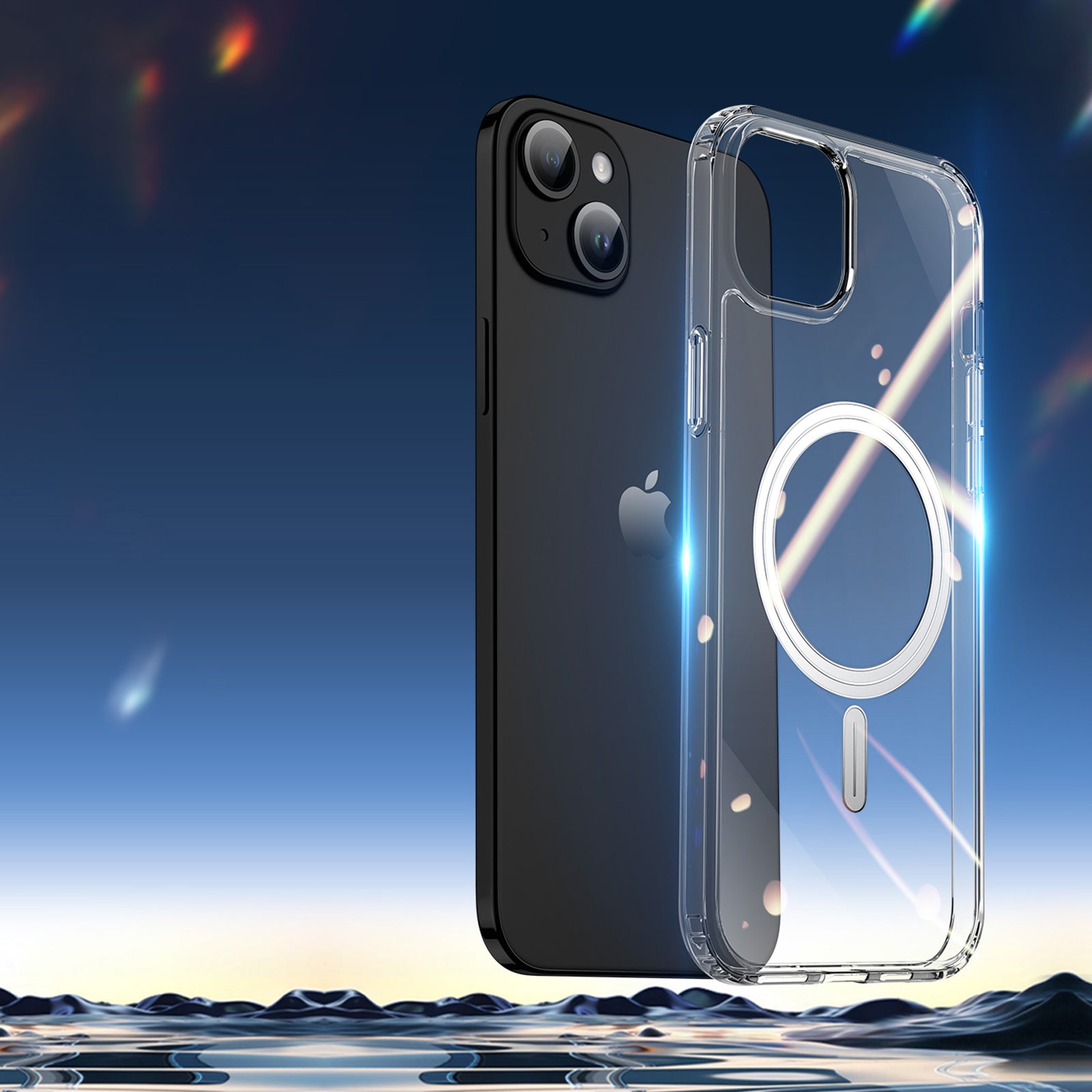 Skaidrus MagSafe dėklas iPhone 15 Plus Dux Ducis Clin
