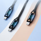 Wozinsky laidas Lightning - USB-C WUCLC2 36W 480Mb/s 2m su ekranu juodas