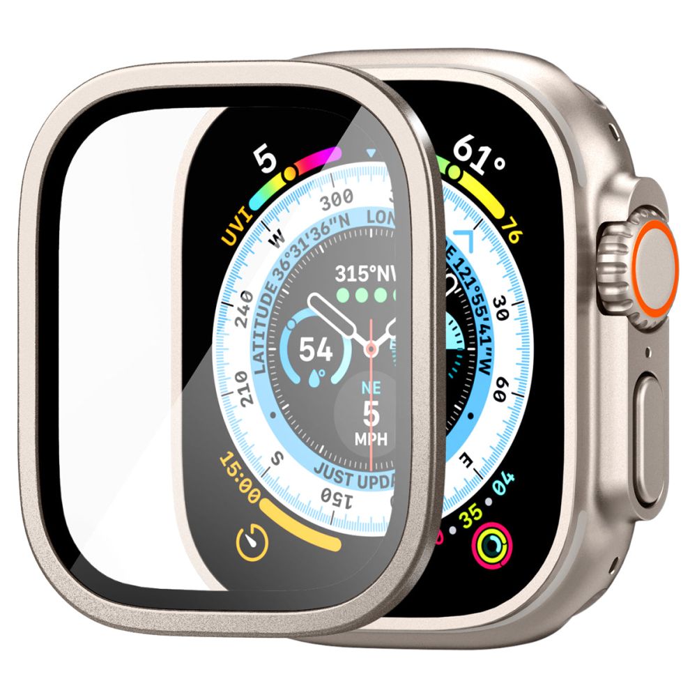 Spigen Glas.tR Slim Pro Apple Watch Ultra 49 mm – smėlio