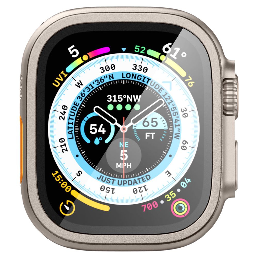 Spigen Glas.tR Slim Pro Apple Watch Ultra 49 mm – smėlio