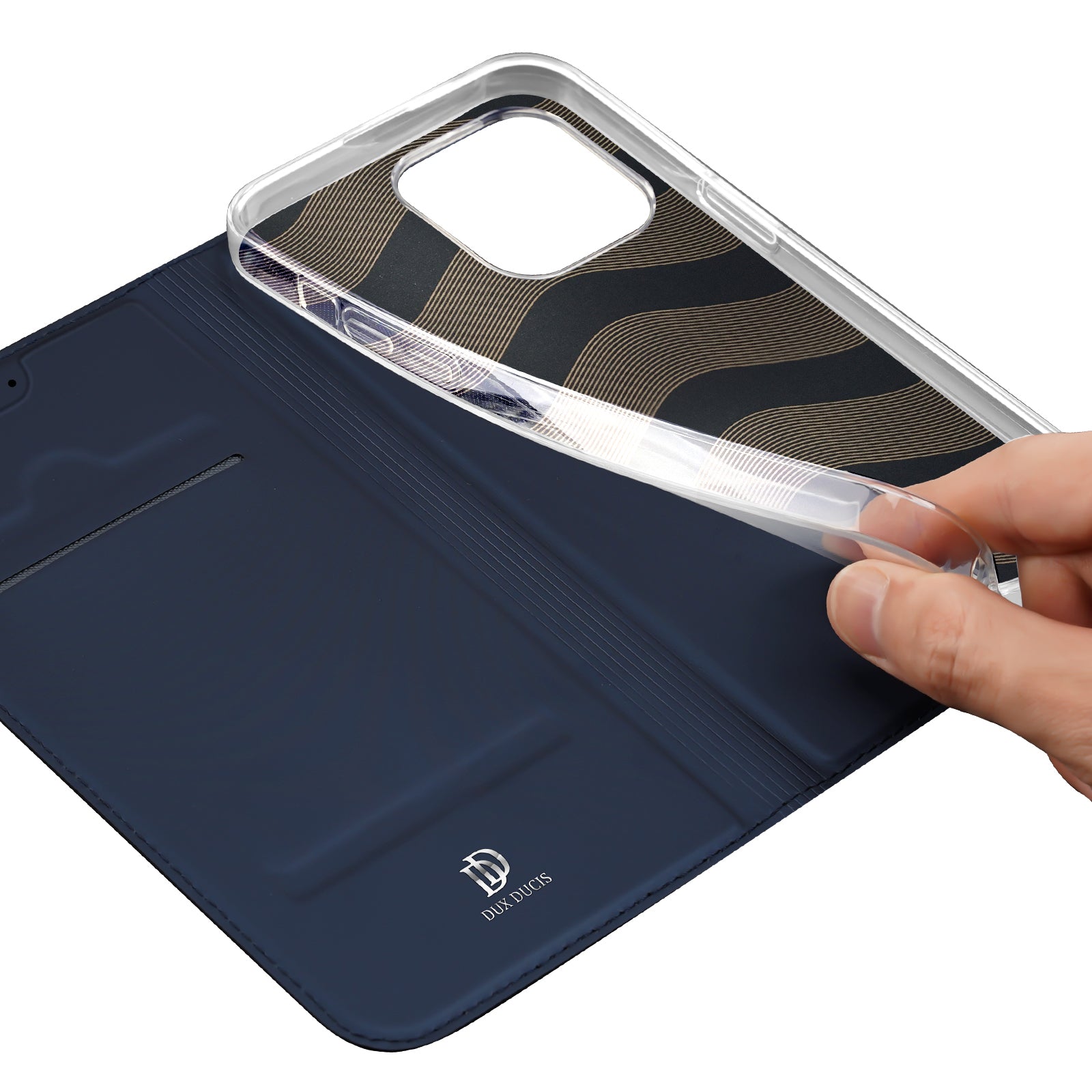 Dux Ducis Skin Pro dėklas iPhone 15 Pro Max – mėlynas