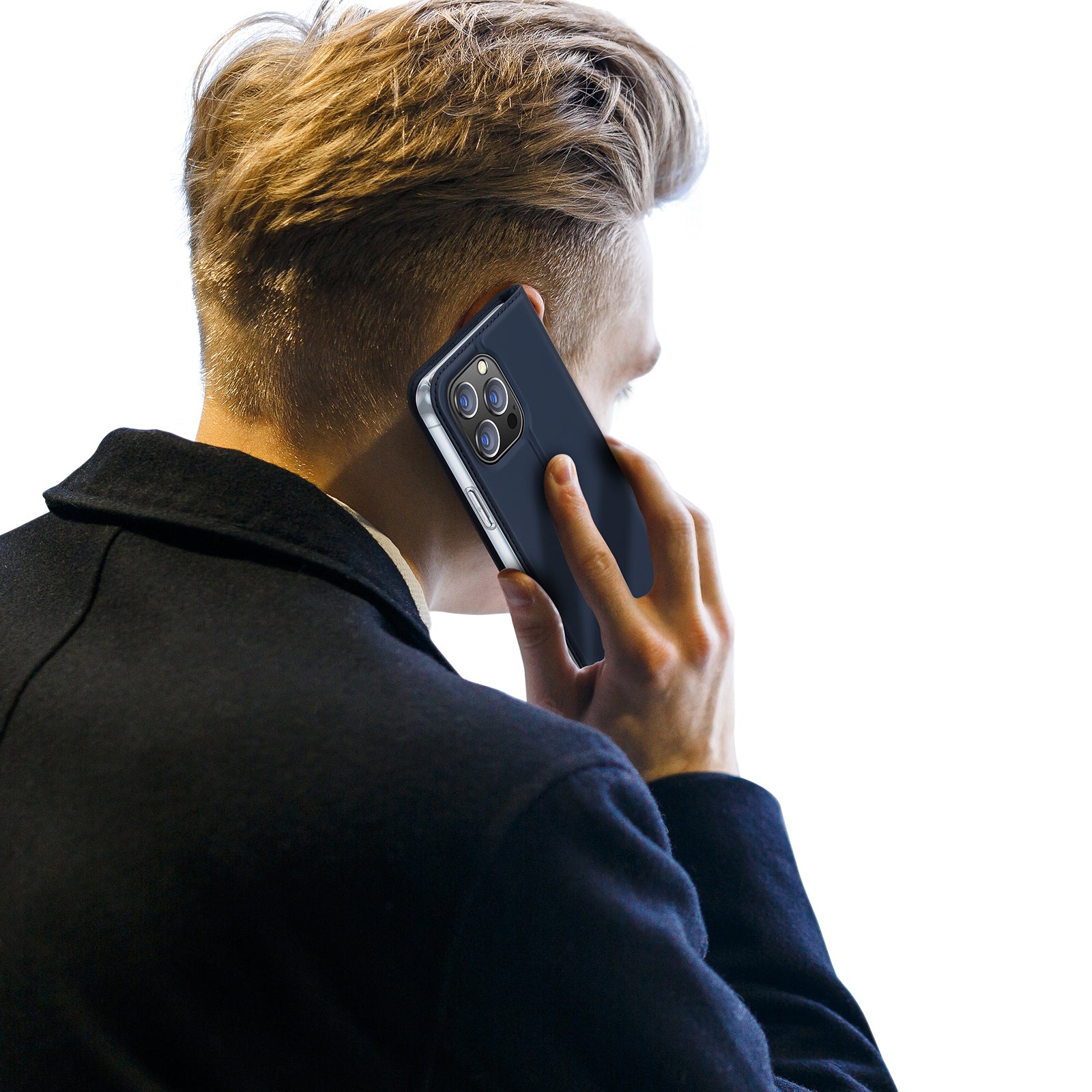 Dux Ducis Skin Pro dėklas iPhone 15 Pro Max – mėlynas