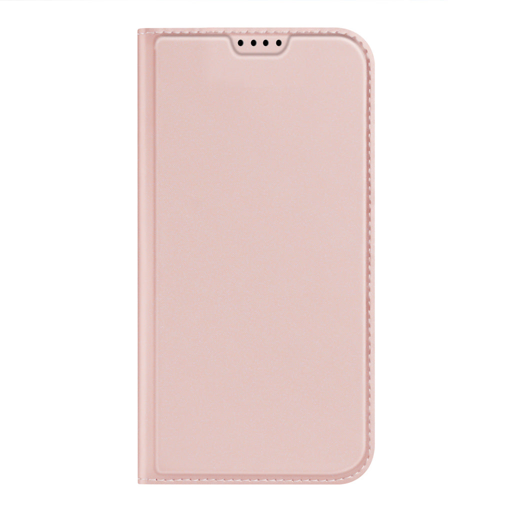 Dux Ducis Skin Pro atverčiamas dėklas iPhone 15 Pro – rožinis