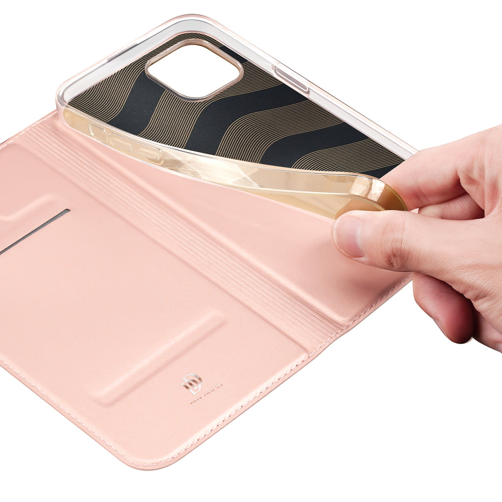 Dux Ducis Skin Pro dėklas iPhone 15 Plus – rožinis