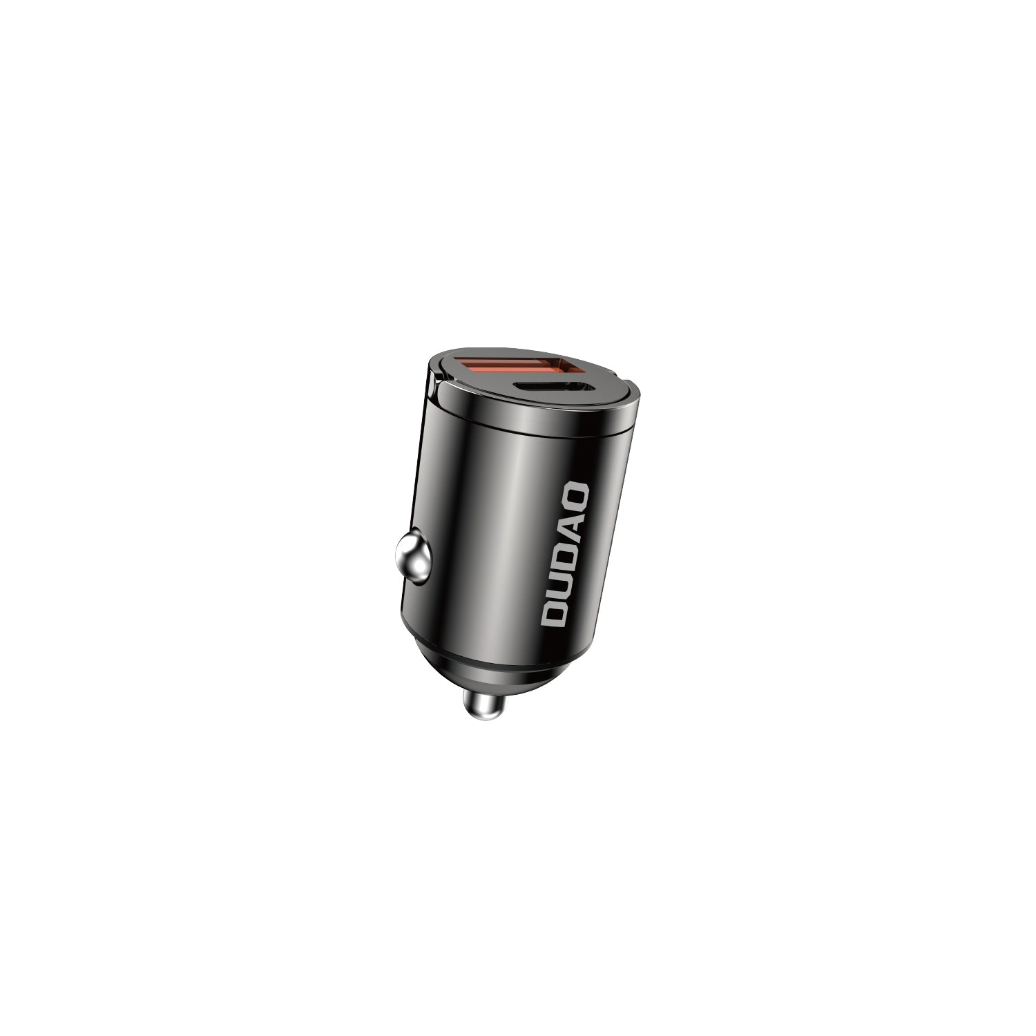 Dudao R3MAX 48W QC PD mini automobilinis įkroviklis, juodas -- Cell phone chargers