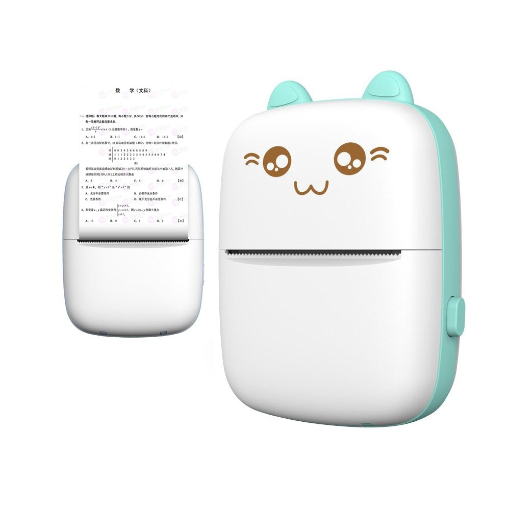 HURC9 Bluetooth terminis spausdintuvas Kitty Mini su programėle – mėlynas -- Selfie Sticks & Tripods