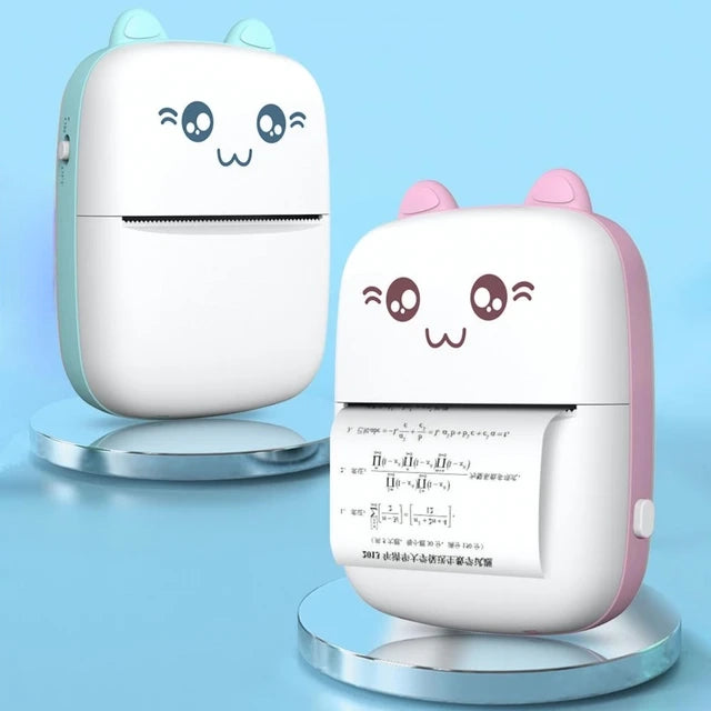 HURC9 Bluetooth terminis spausdintuvas Mini Kitty su programa - rožinis -- Selfie Sticks & Tripods