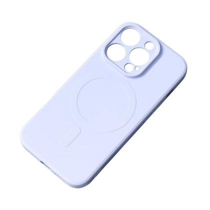 MagSafe silikoninis dėklas iPhone 15 Pro – mėlynas