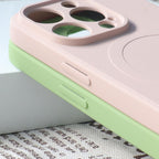 MagSafe suderinamas silikoninis dėklas iPhone 15 Plus – rožinis -- iPhone 15 Plus