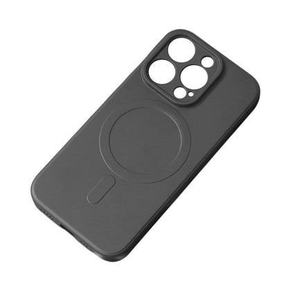 MagSafe silikoninis dėklas iPhone 15 Plus – juodas -- iPhone 15 Plus