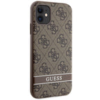 Guess 4G Stripe dėklas iPhone 11/XR – rudas -- iPhone 11