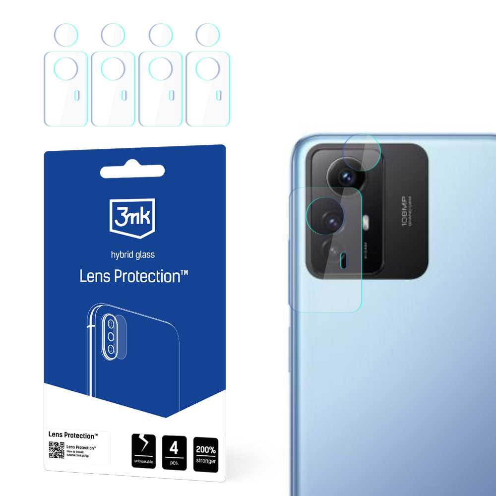 3mk lens apsauga™ hybrid camera glass skirtas Xiaomi Redmi Note 12s -- Xiaomi Redmi Note 12s / Redmi Note 12s