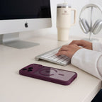 Dėklas Tech-Protect MagOne MagSafe CC + apsauginis stiklas (2 vnt.) iPhone 17 Pro Max / 18 Pro Max, tamsiai...