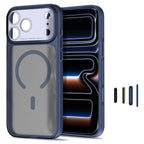 Dėklas Tech-Protect MagPrime MagSafe CC iPhone 17 Pro / 18 Pro, matinis tamsiai mėlynas -- iPhone 17 Pro, iPhone 18 Pro
