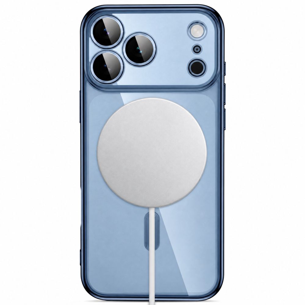 Dėklas Tech-Protect MagFlex MagSafe iPhone 17 Pro / 18 Pro, blizgus šviesiai mėlynas -- iPhone 17 Pro, iPhone 18 Pro