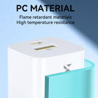 Wozinsky WWCEAC GaN USB-A USB-C 33W sieninis įkroviklis, baltas