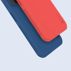 Nillkin Super Frosted Shield Pro dėklas iPhone 15 Plus – mėlynas