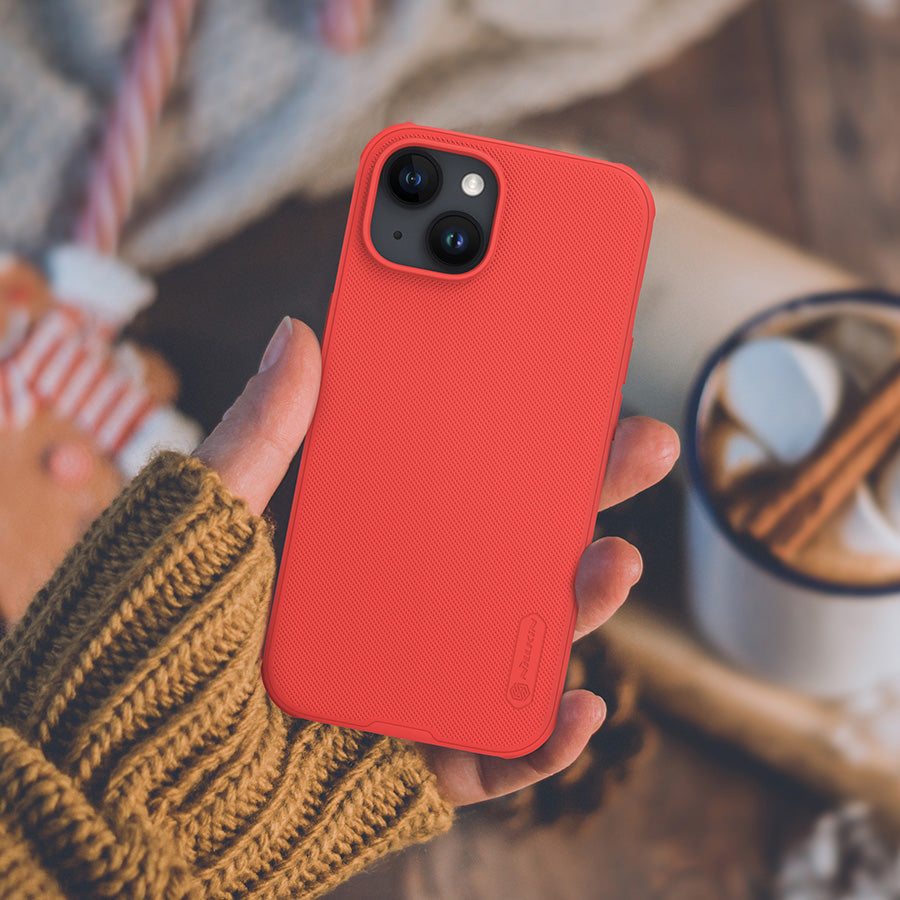 Nillkin Super Frosted Shield Pro dėklas iPhone 15 Plus – juodas