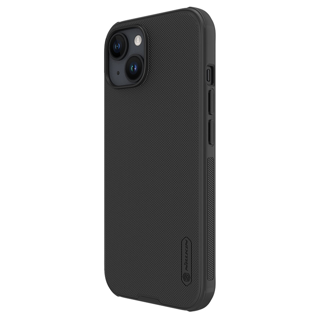 Nillkin Super Frosted Shield Pro dėklas iPhone 15 Plus – juodas