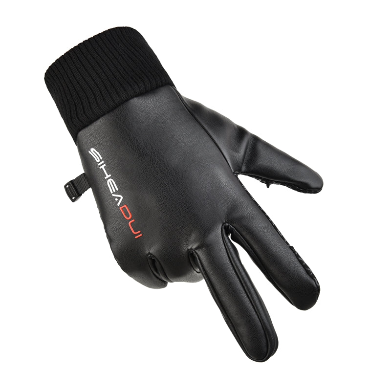 Vyriški šilti, nesuslydantys telefonų pirštinės - juodos -- Bicycle Gloves