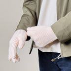 Pintos telefono pirštinės su išpjovomis pirštams - rožinės -- Bicycle Gloves