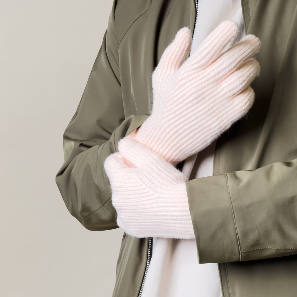 Pintos telefono pirštinės su išpjovomis pirštams - rožinės -- Bicycle Gloves