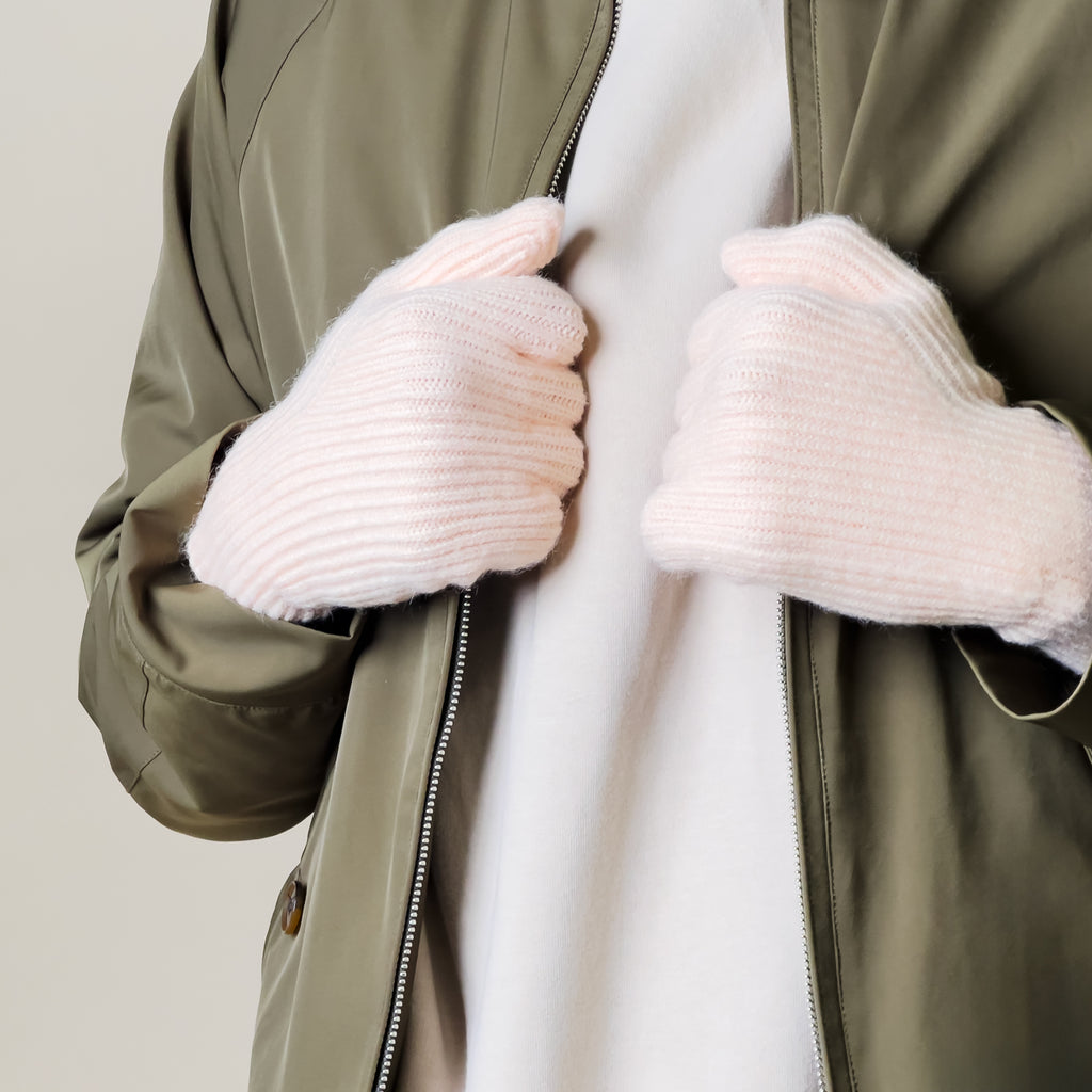 Pintos telefono pirštinės su išpjovomis pirštams - rožinės -- Bicycle Gloves