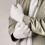 Pūstos telefonų pirštinės su pjovimais pirštams - smėlio spalva -- Bicycle Gloves