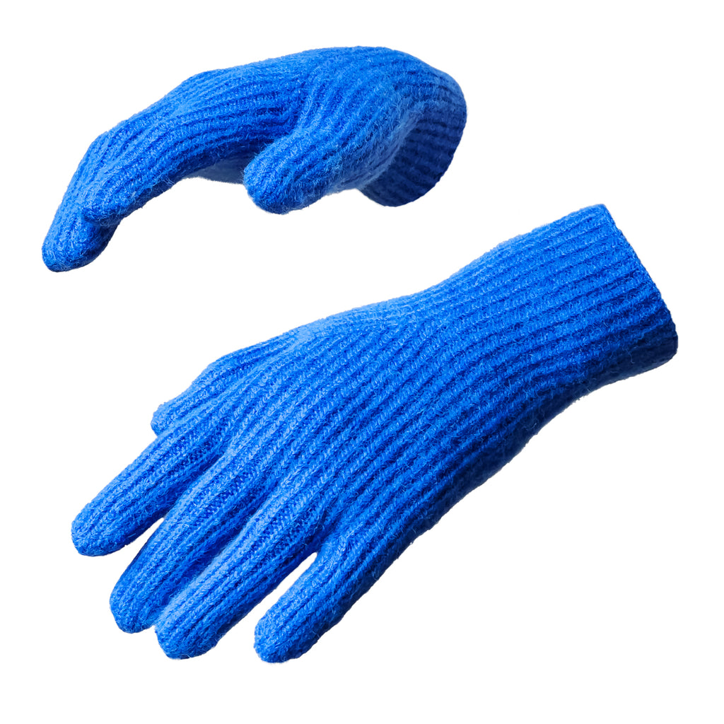 Pinti telefono pirštinės su išpjovomis pirštams - mėlynos spalvos -- Bicycle Gloves