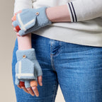 Moterų/vaikų žieminės telefono pirštinės - mėlynos -- Bicycle Gloves