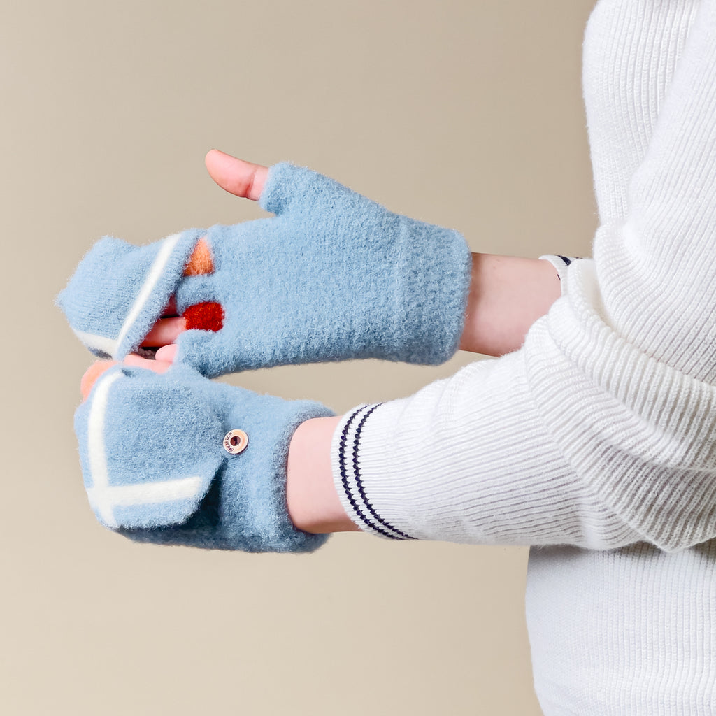 Moterų/vaikų žieminės telefono pirštinės - mėlynos -- Bicycle Gloves