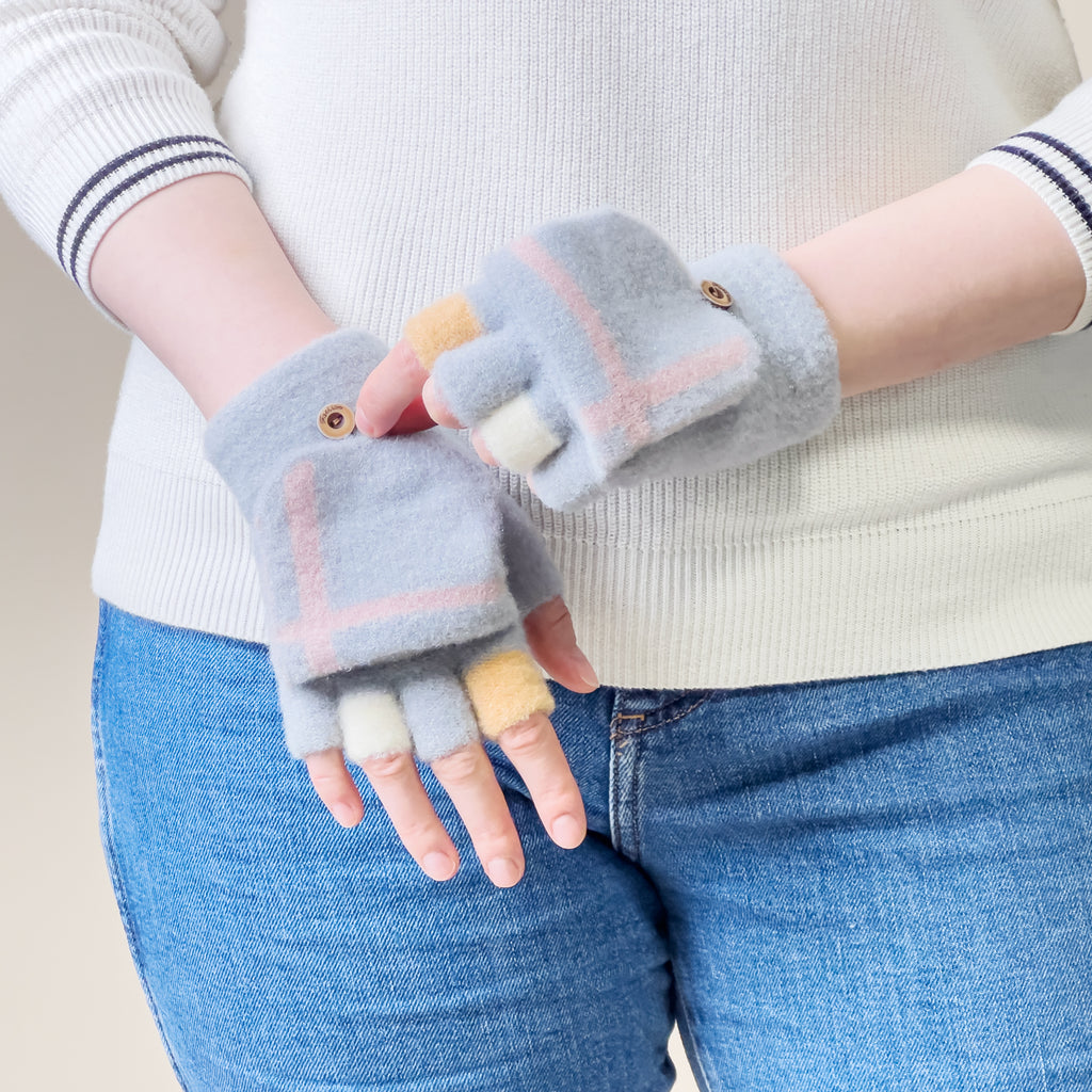 Žieminės moterų/vaikų ekraninės pirštinės - pilkos -- Bicycle Gloves