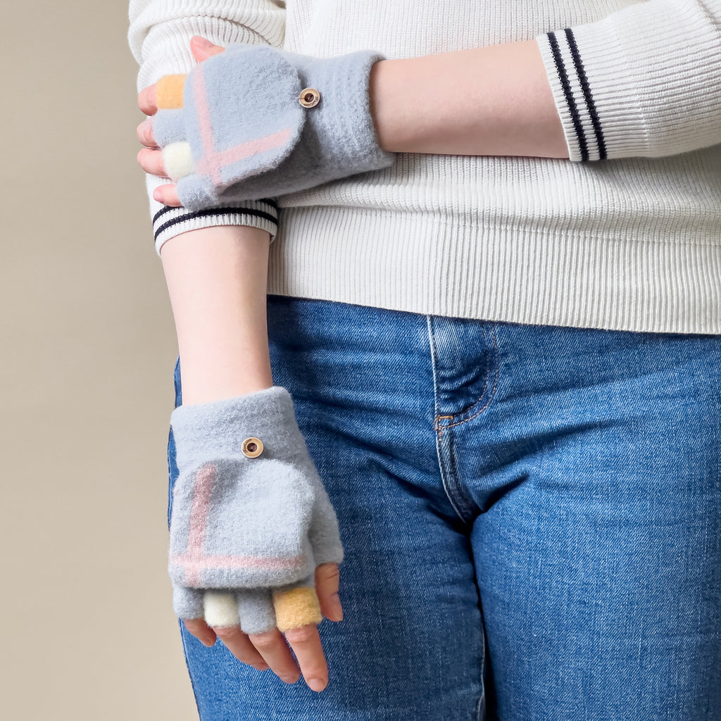 Žieminės moterų/vaikų ekraninės pirštinės - pilkos -- Bicycle Gloves