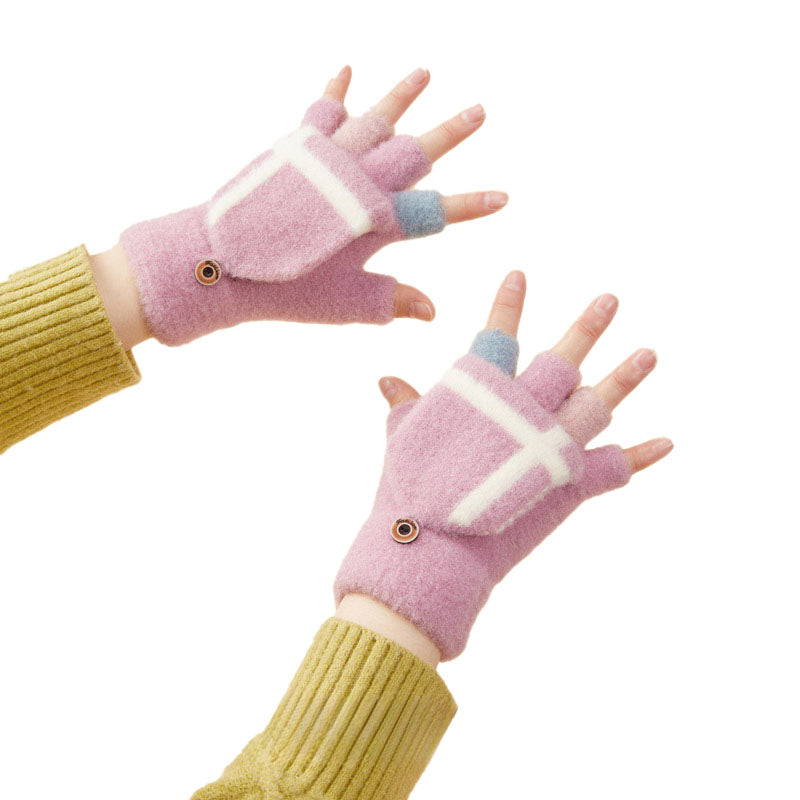Moterų/vaikų žieminės telefono pirštinės - rožinės -- Bicycle Gloves