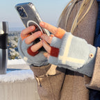 Moterų/vaikų žieminės telefono pirštinės - rožinės -- Bicycle Gloves
