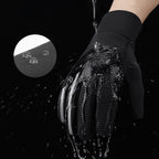 Izoliuotos, neslystančios sportinės telefonų pirštinės (dydis XL) - juodos -- Bicycle Gloves