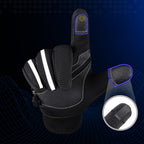 Izoliuotos, neslystančios sportinės telefonų pirštinės (dydis XL) - juodos -- Bicycle Gloves
