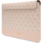 Guess 4G Stripe Metal Logo dėklas 14" nešiojamajam kompiuteriui - rožinis -- Laptop Bags