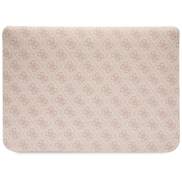 Guess 4G Stripe Metal Logo dėklas 14" nešiojamajam kompiuteriui - rožinis -- Laptop Bags