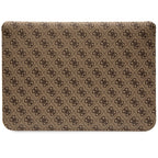 Guess 4G Stripe Metal Logo dėklas 14" nešiojamajam kompiuteriui - rudas -- Laptop Bags